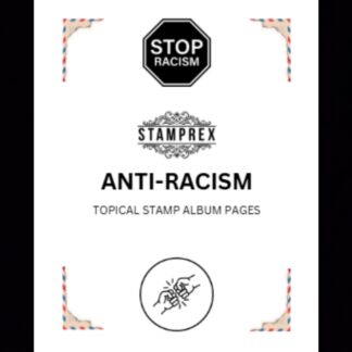Anti-Racism Topical Blank Stamp Album Pages