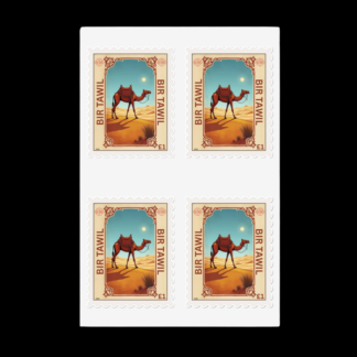 Bir Tawil Desert Camel Stamps