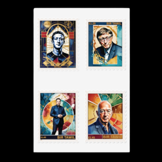 Bir Tawil Internet Billionaires Stamps