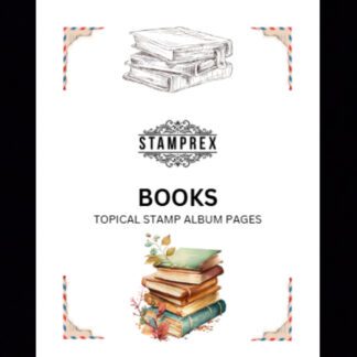 Books Topical Blank Stamp Album Pages