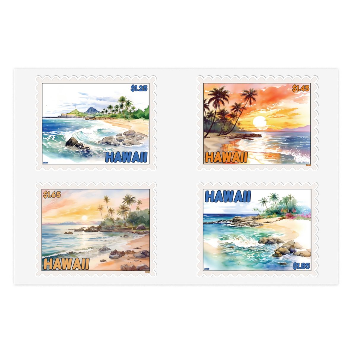 Hawaii Local Post Views Stamps - Image 3