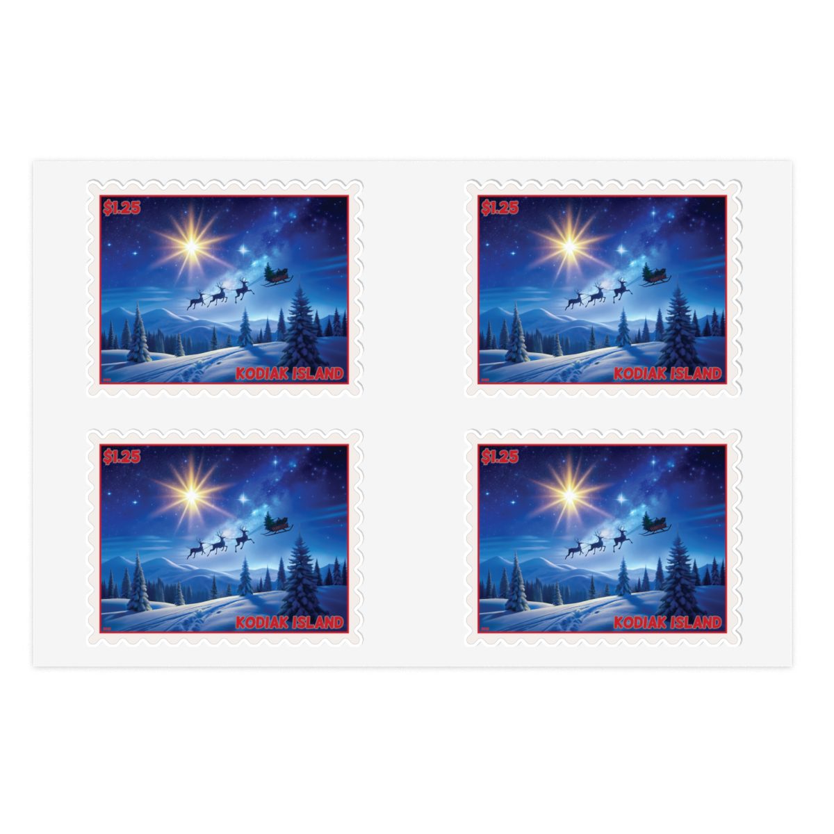 Kodiak Island Christmas Stamps - Image 3
