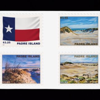 Padre Island Local Post Flag Stamps