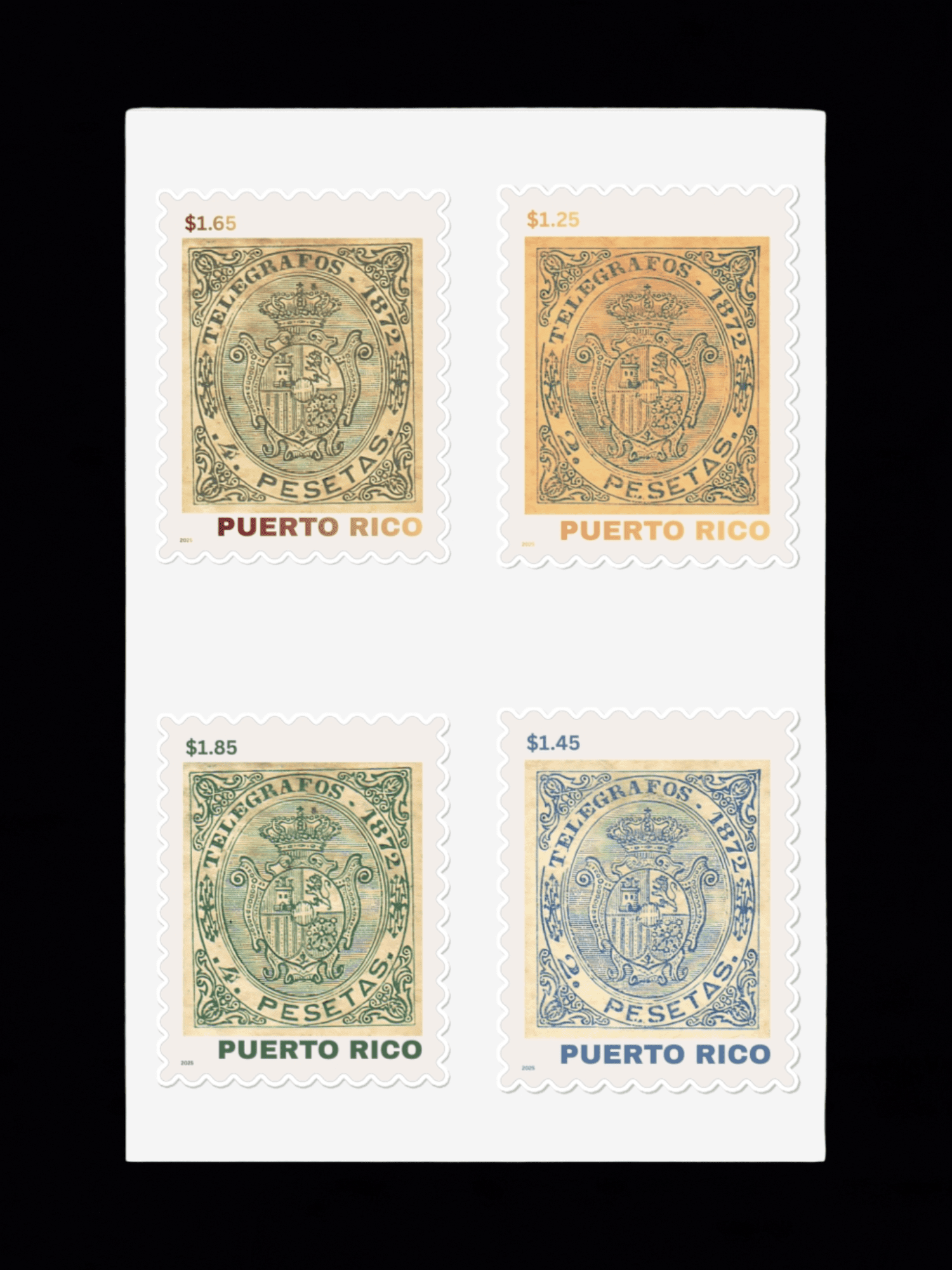 Puerto Rico Local Post Stamps
