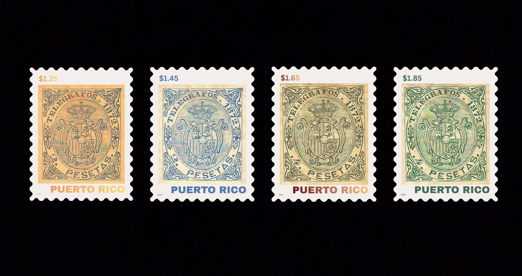 Puerto Rico Local Post Stamps - Image 2