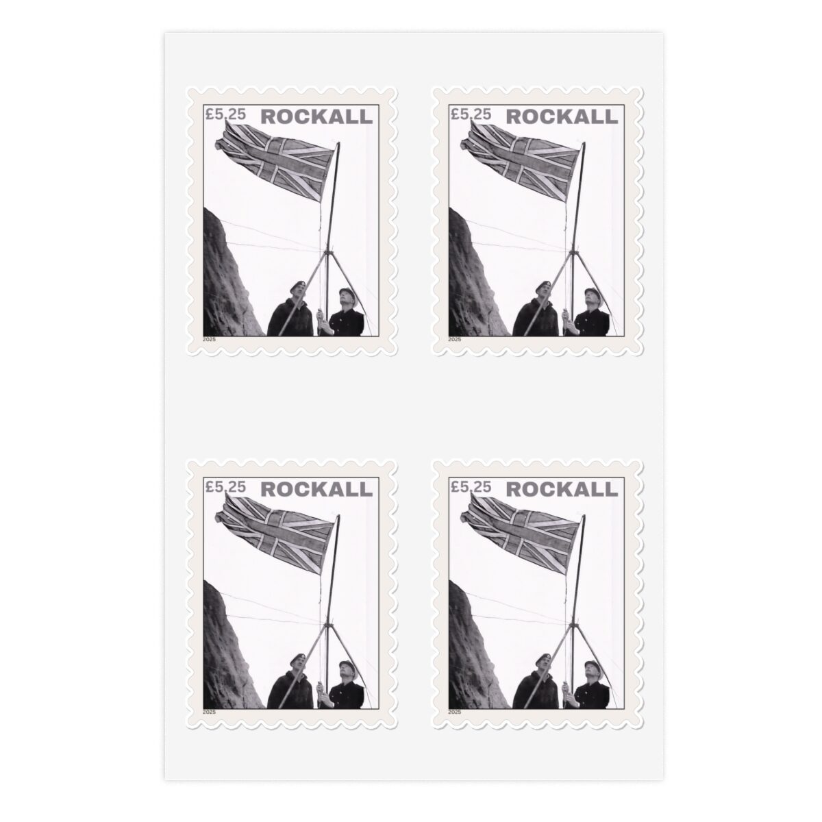 Rockall Local Post UK Flag Stamps - Image 3