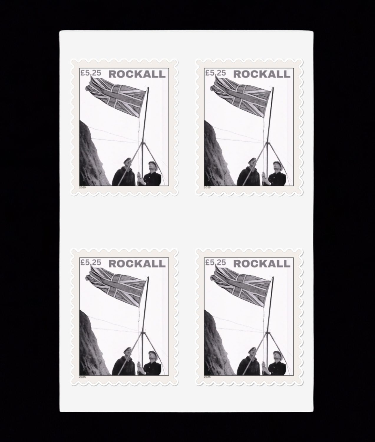 Rockall Local Post UK Flag Stamps