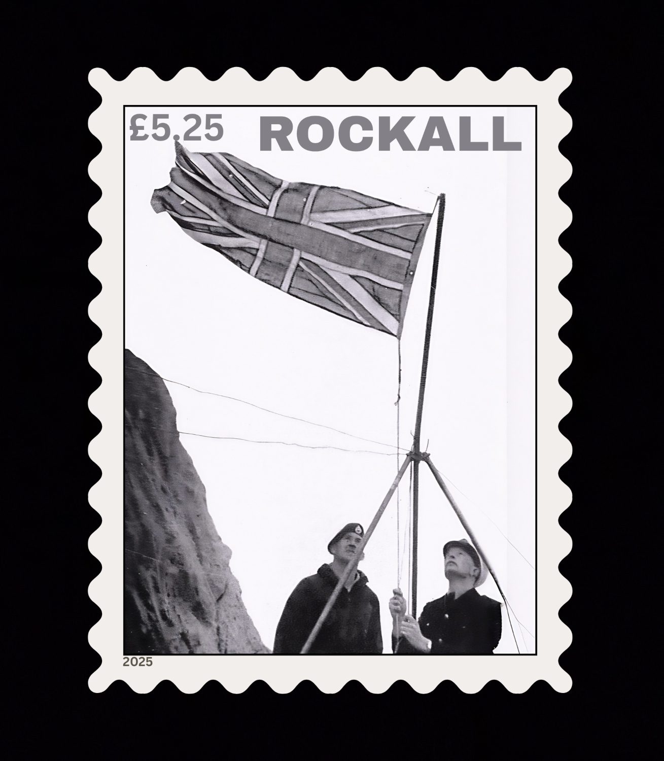 Rockall Local Post UK Flag Stamps - Image 2