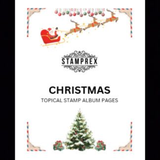 Christmas Topical Blank Stamp Album Pages